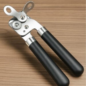 smart chef stainless steel can opener – ergonomic grip & dishwasher safe
