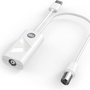 slx usb powered tv signal booster – 1 way aerial amplifier with 4g/5g filter & adjustable gain